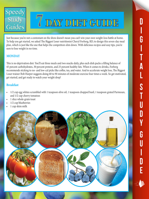 Title details for 7 Day Diet Guide by Speedy Publishing - Available